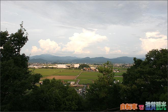 山崎山城跡から東方向の眺望