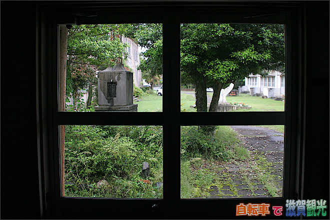 旧鎌掛小学校の中庭