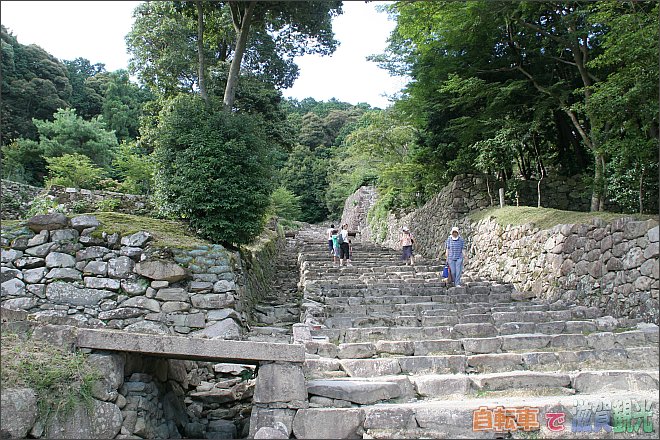 安土城の階段