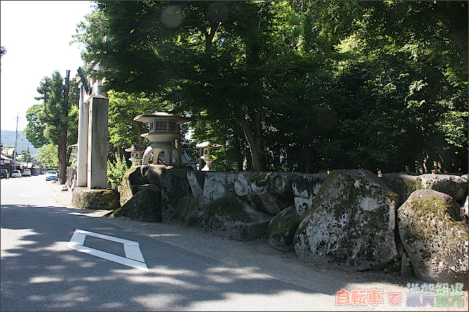 大城神社の石垣