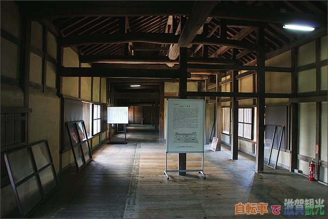 彦根城の天秤櫓の内部