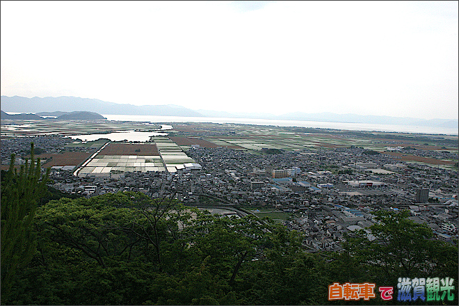 猪子山ヒルクライム山頂からの景色