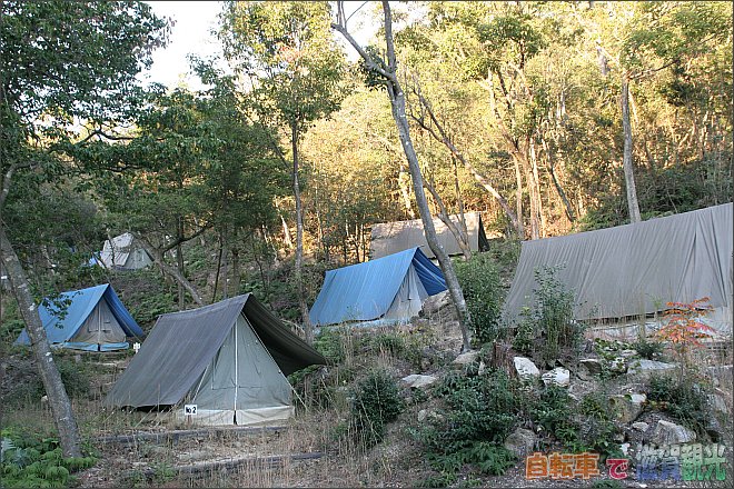 滋賀県希望が丘文化公園のキャンプ場