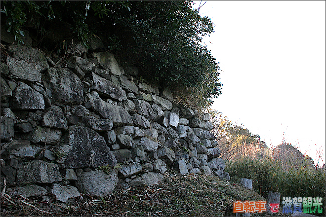 水口岡山城跡の石垣