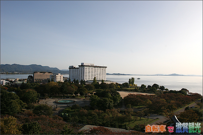 長浜城から見る琵琶湖