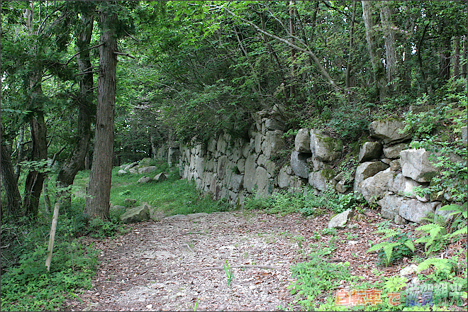 観音寺城跡の石垣